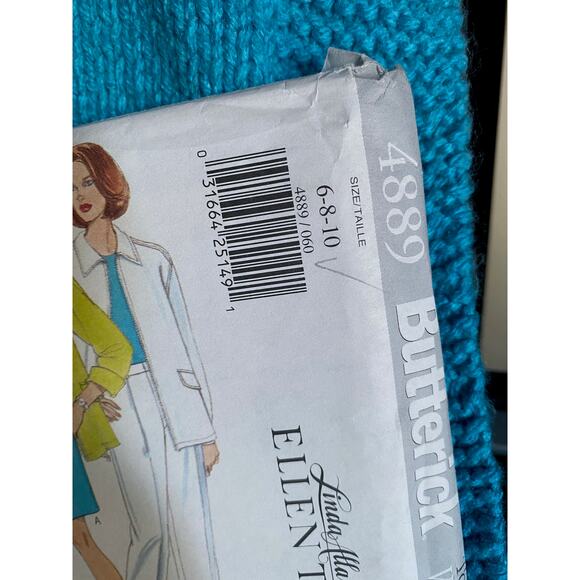 Butterick Sewing pattern 4889 top pants shorts jacket sz 6 8 10 - Picture 2 of 7